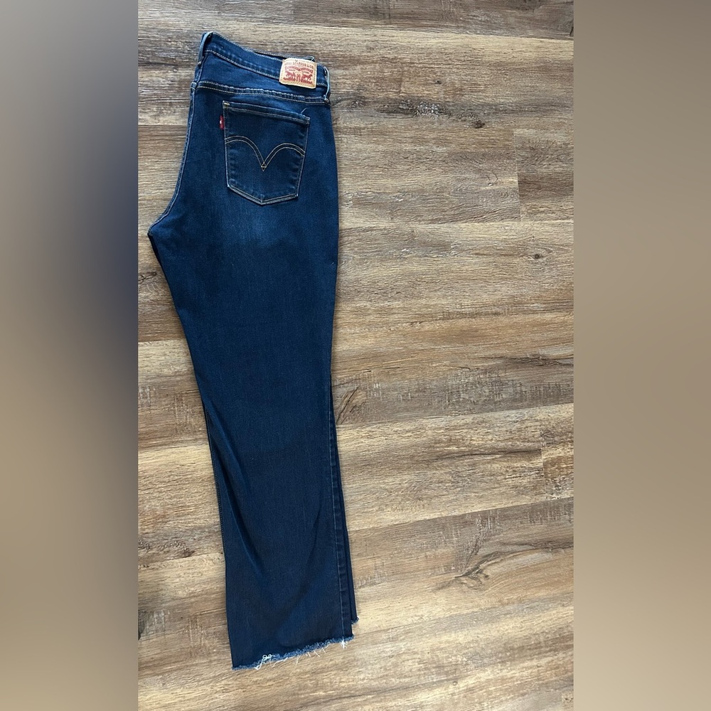 Levi’s 505 Women’s Straight Leg Jeans Dark Wash Size 16